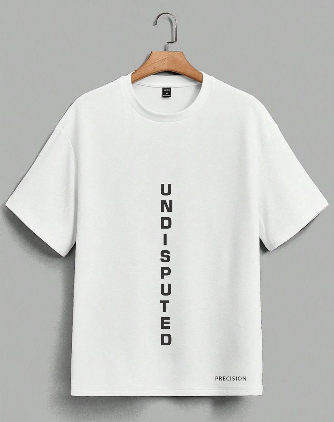 Undisputed Dappah Tshirt white (Vertical placement 