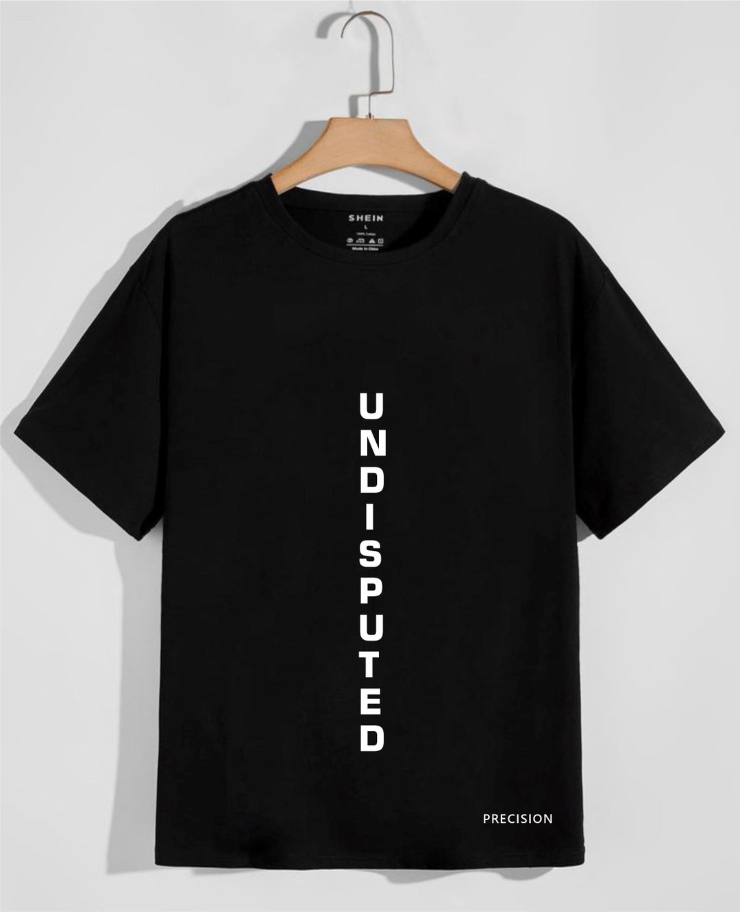 Undisputed Dappah Tshirt black  (Vertical placement 