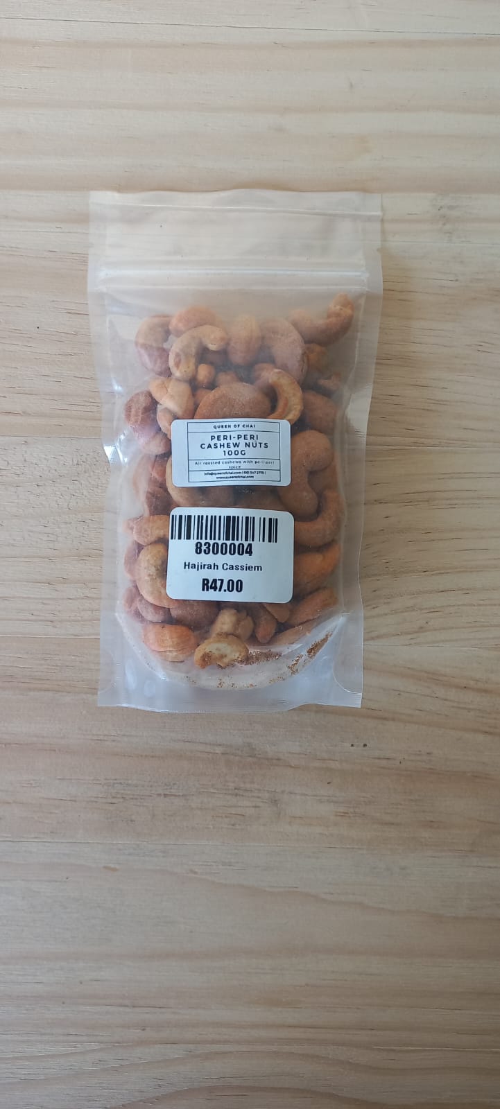 Peri Peri Cashews 100g
