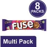Cadbury Fuse Peanut & Caramel Filled Chocolate Bar, 8x45 g Multipack
