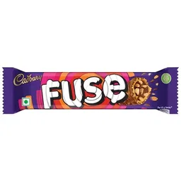 Cadbury Fuse Peanut & Caramel Filled Chocolate Bar, 8x45 g Multipack