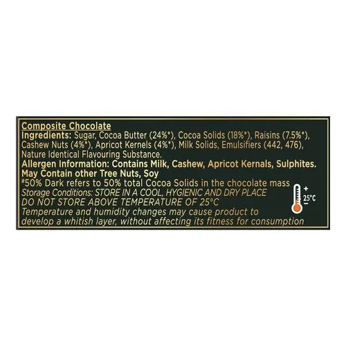 Cadbury Bournville Fruit & Nut Chocolate Dark Chocolate Bar, 3 x 80 g Multipack_5