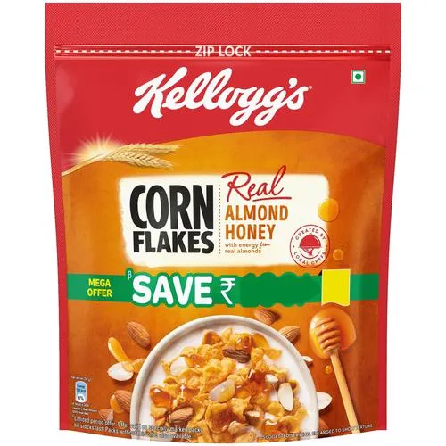 Kellogg's Corn Flakes - With Real Almond & Honey, 1 kg