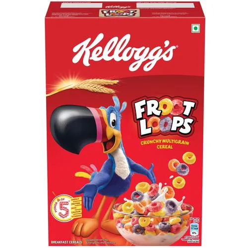 Kellogg's Froot Loops - Crunchy Multigrain Cereal, 2 x 285 g Multipack_1