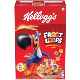 Kellogg's Froot Loops - Crunchy Multigrain Cereal, 2 x 285 g Multipack
