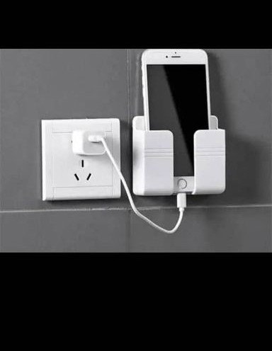 Wall phone holder