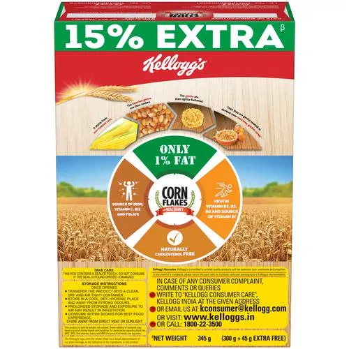 Kellogg's Corn Flakes - With Real Honey, 300 g_1