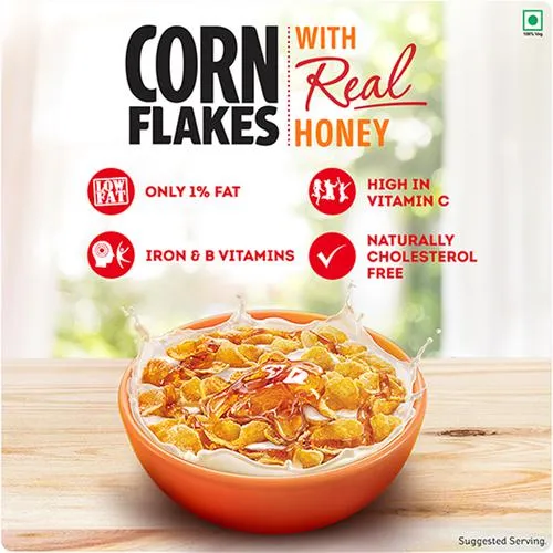 Kellogg's Corn Flakes - With Real Honey, 300 g_3