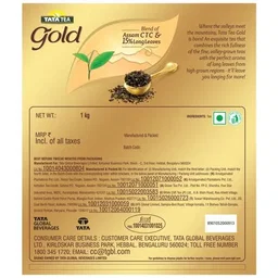 Tata Tea Gold Leaf Tea, 2x1 kg Multipack