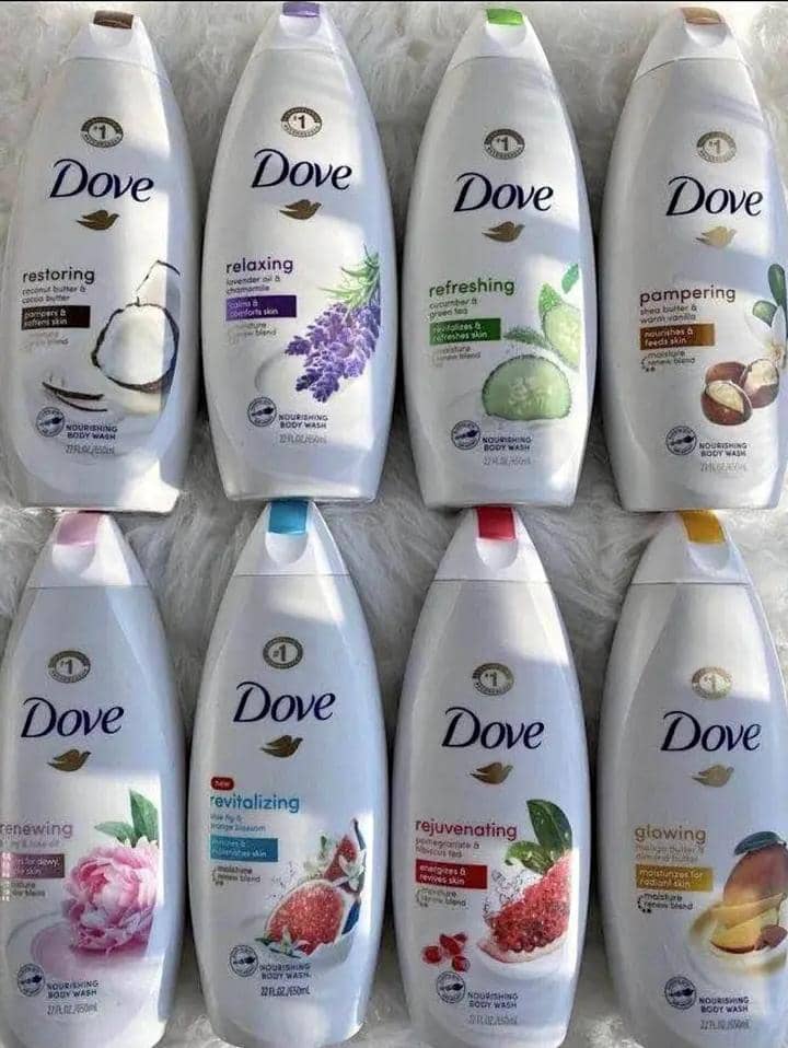 Dove body shampoo