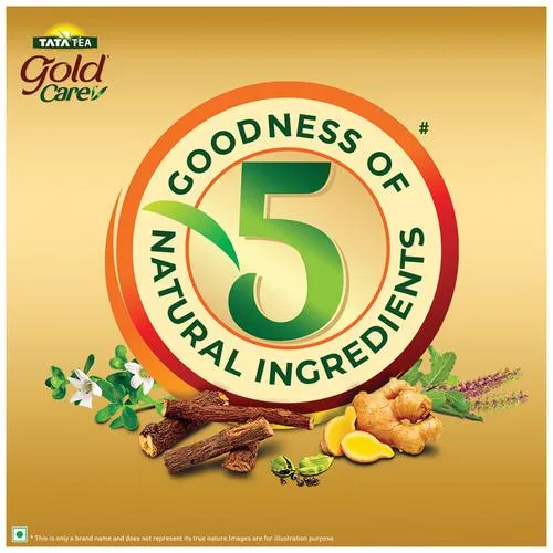 Tata Tea Gold Care Goodness Of 5 Natural Flavours, 500 g_4