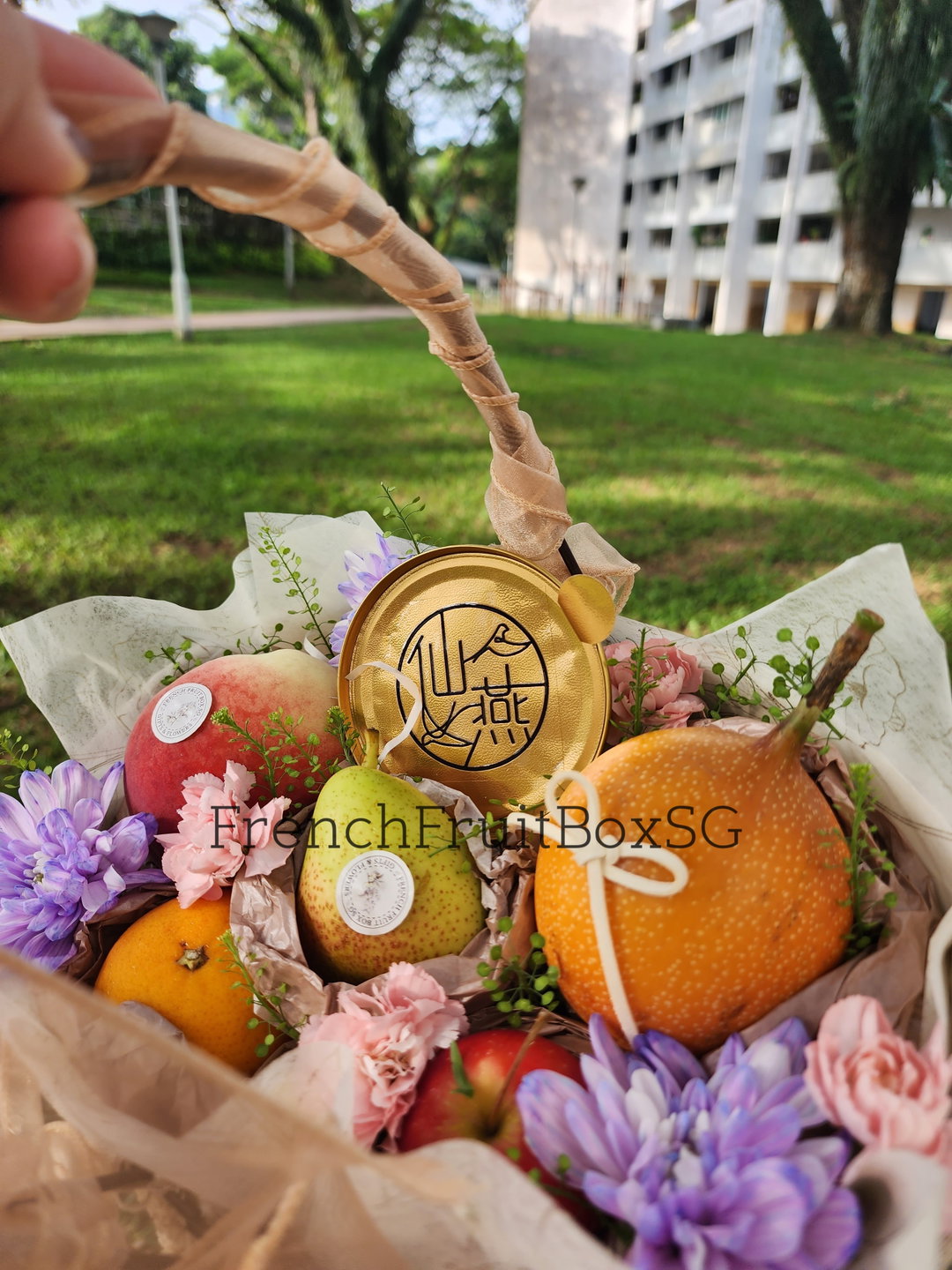 FFB - SMALL French Fruit Basket with 100gm Bird's Nest