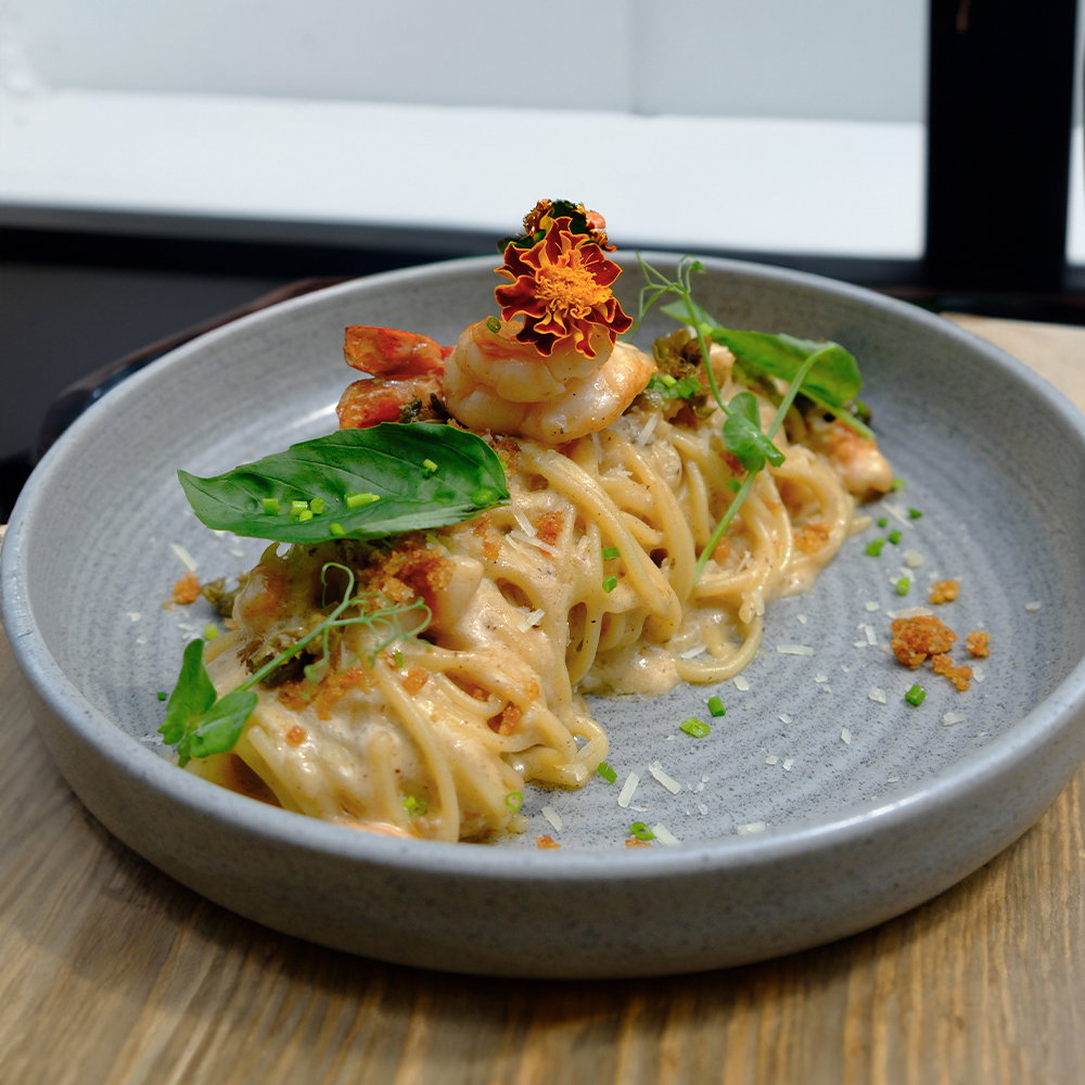 Creamy Prawn Caper