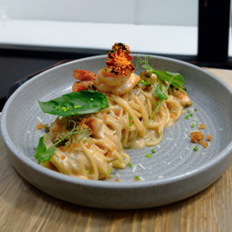 Creamy Prawn Caper