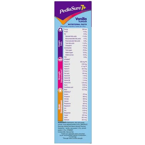Pediasure 7+ Nutrition Drink - With Oats & Almond, Vanilla Flavour, 2 x 400 g Multipack_3