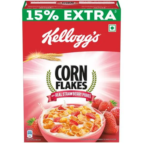 Kellogg's Corn Flakes With Real Strawberry Puree, 300 g_0