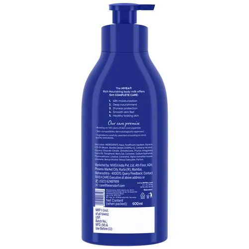NIVEA Super Saver Pack - Body Milk Nourishing Lotion, 2x600ml _2
