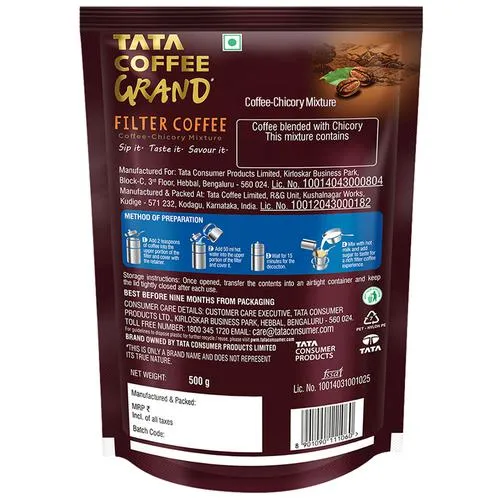 Tata Coffee Grand Filter Coffee, 500 g_1
