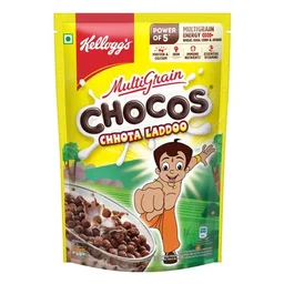 Highlights With 10 Essential Vitamins & Minerals Breakfast Cereal for Kids Kellogg's Kellogg's Multigrain Chocos Chhota Laddoo - Source of Calcium, High in Protein, 340 g