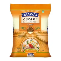 Daawat Basmati Rice/Basmati Akki - Rozana Super 90, 5 kg
