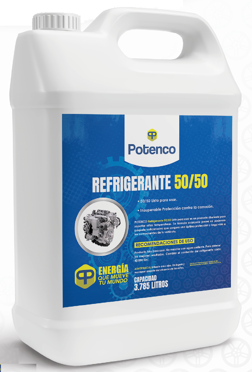 Potenco Refrigerante 50/50 - Galón 3,78 Litros