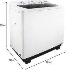 Fresh Top Loading Washing Machine 12 KG - White