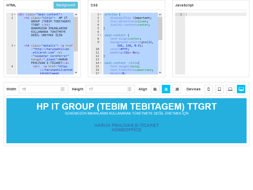  LİVE WEB EDİT