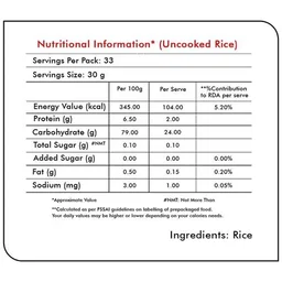Kohinoor Basmati Rice/Basmati Akki - Extra Long, Gold, 1 kg Pouch