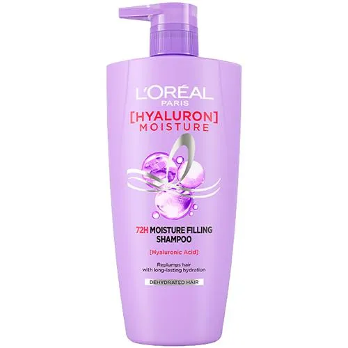 L'OREAL PARIS Hyaluron Moisture 72H Moisture Filling Shampoo - With Hyaluronic Acid, 1 L_6