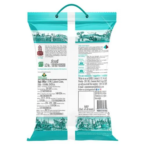 India Gate Daily Delight Pure Basmati Rice, 5 kg_1