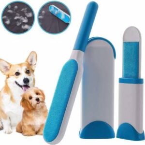 2 in 1 Multi-Purpose Double Sided Self-Cleaning and Reusable Lint /Pet Fur Remover Clean Clothing, Furniture, Home Clean Brush Set looks as per the photo