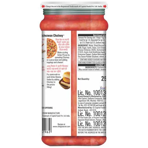 Chings Chutney - Schezwan, 3x250 g Multipack_2