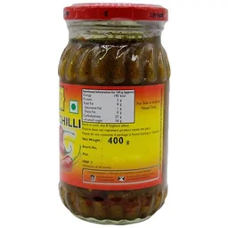 Mother's Recipe Pickle - Red Stuffed Chilli, 400 g Jar