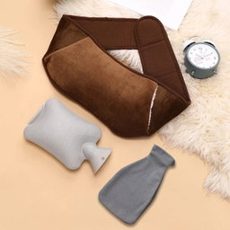 Hot water bottle with strap / waist cover