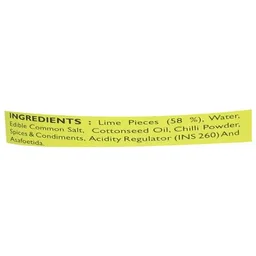 Mother's Recipe Pickle - Lime, 400 g Jar