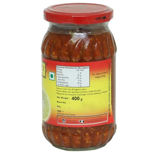 Mother's Recipe Pickle - Lime, 400 g Jar_1