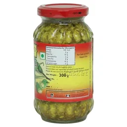 Mother's Recipe Pickle - Green Chilli, 300 g Jar