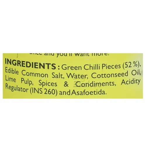 Mother's Recipe Pickle - Green Chilli, 300 g Jar_3