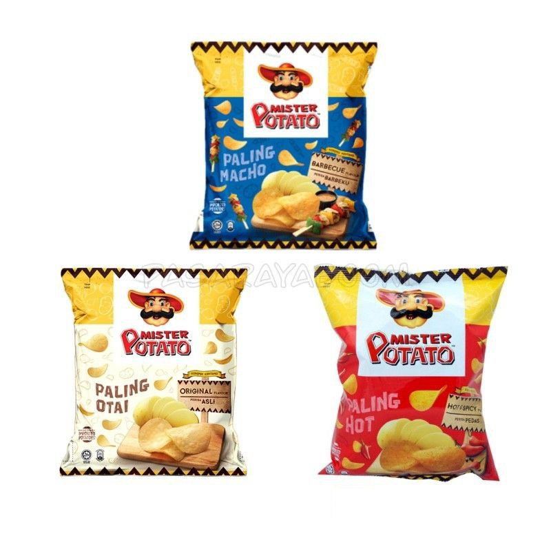 Mister Potato Chips 75G PKT_0
