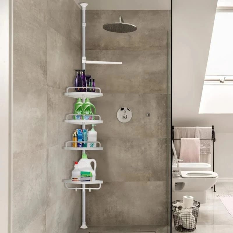 4 tier Adjustable Telescopic Multi corner Shelf Organizer_2