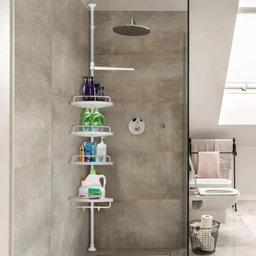 4 tier Adjustable Telescopic Multi corner Shelf Organizer