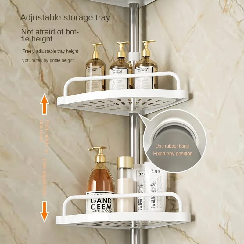 4 tier Adjustable Telescopic Multi corner Shelf Organizer_1