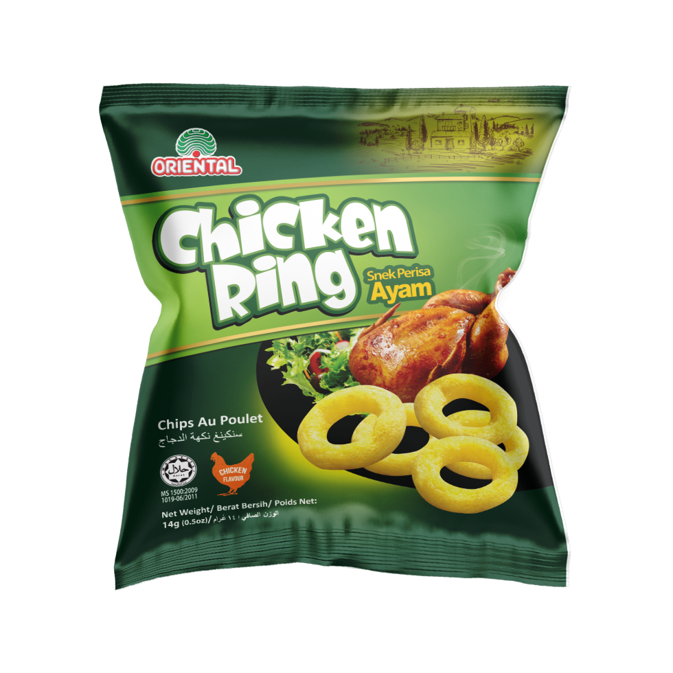 Oriental Chicken Ring 14G