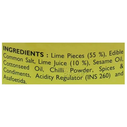 Mother's Recipe Pickle - Lime, South Indian Style, 300 g Jar_4