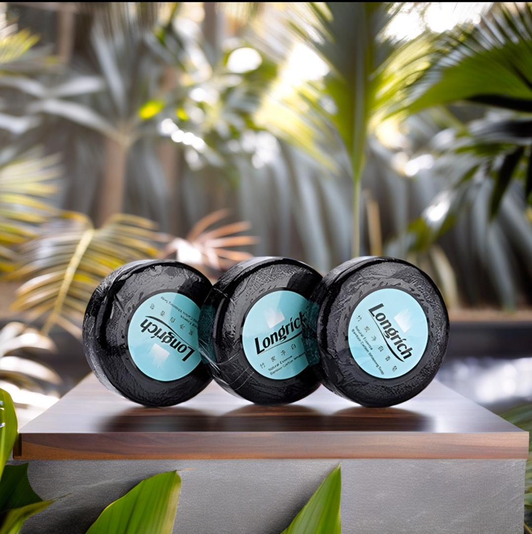 Savon Noir au charbon de Bambou Longrich