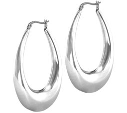 Sleek oval Hoop 