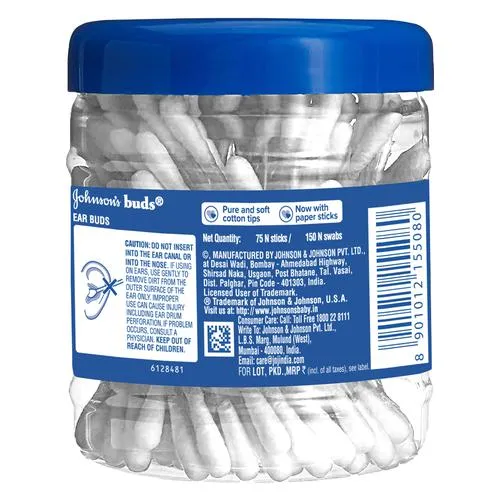 Johnson's baby Buds, 1 pc 75 Stems/150 Swabs_1