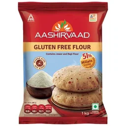 Aashirvaad Natureâ€™s Superfoods Gluten Free Flour - Rich In Dietary Fibre, Protein, Magnesium & Iron, 1 kg Pouch