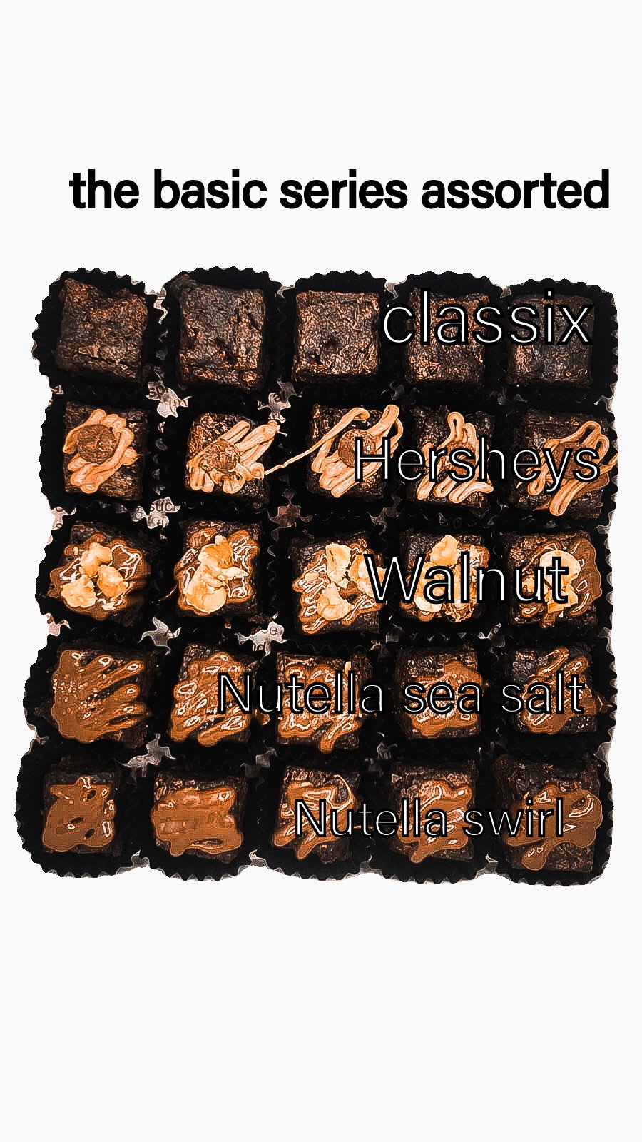 Assorted Brownie Series- The Basic