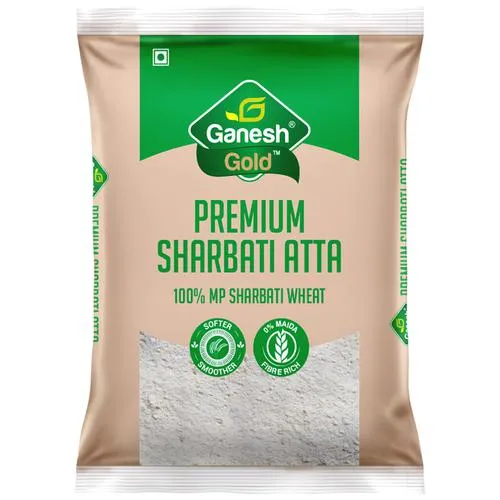 Ganesh Gold - Premium Sharbati Atta, 5 kg_0